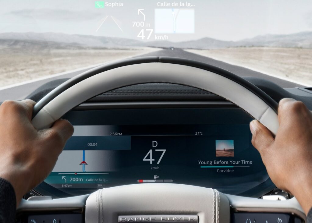 This is an image of the Land Rover Range Rover Dashboard
