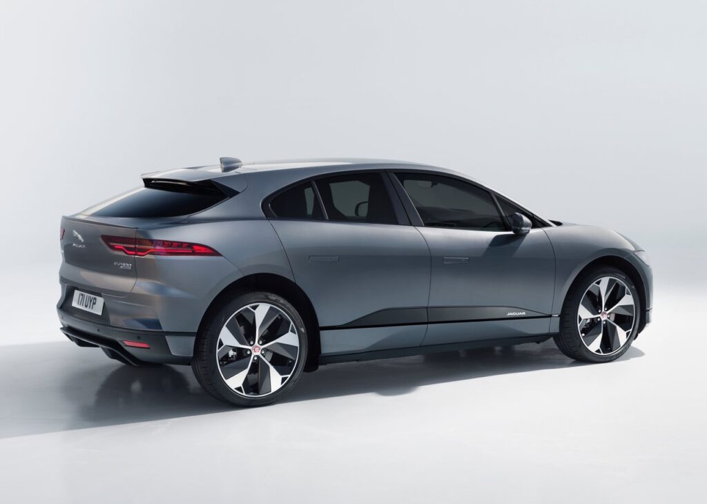 This is an image of the Jaguar I Pace Rear Three Quarters