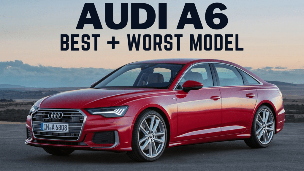 This is a picture of the best and worst Audi A6