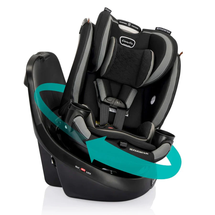 This is an image of the Revolve360 Slim 2-in-1 car seat