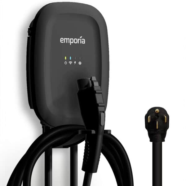 This is an image of the Emporia EV Charger Plug In for our emporia EV charger review
