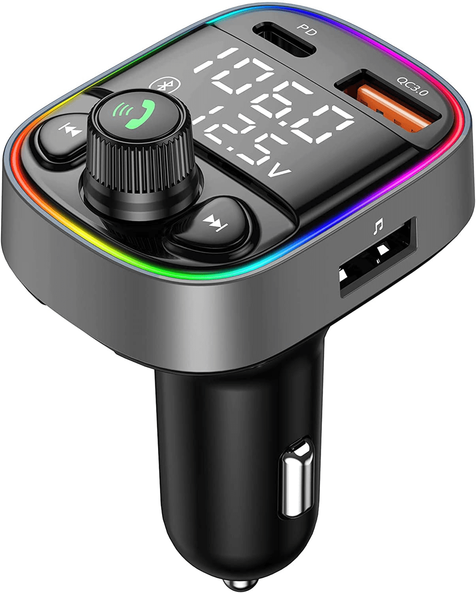 This is an image of the lihan bluetooth fm transmitter