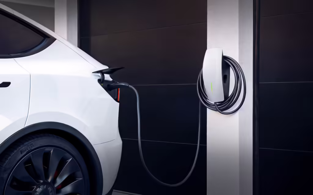 This is an image of the Tesla Home Charger, and we're discussing it in our Tesla Universal Wall Connector Review