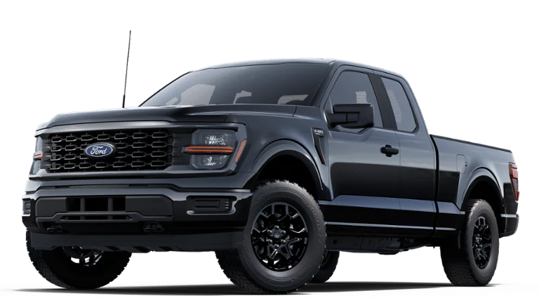 This is an image of the Ford F150 STX in black