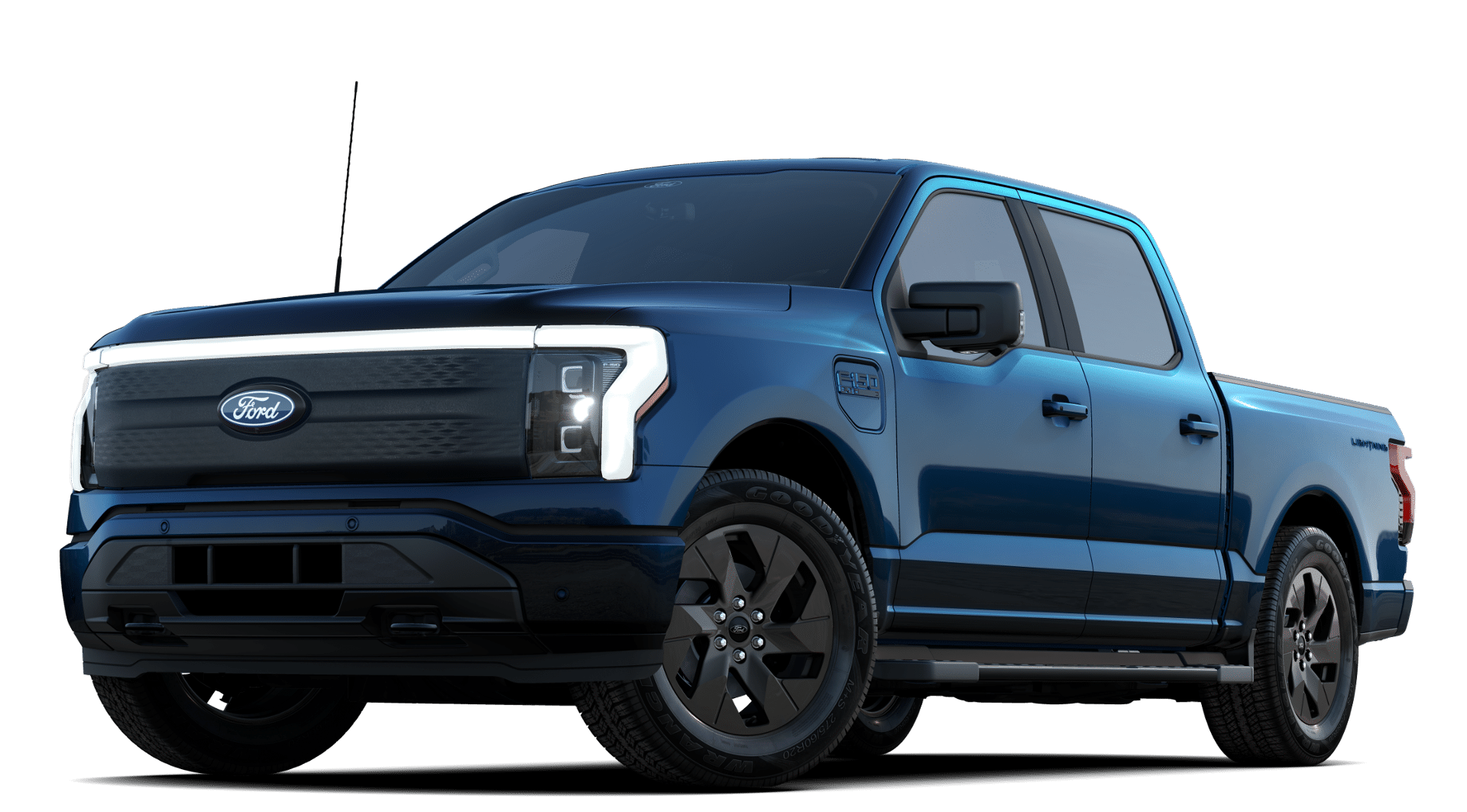 This is an image of the Ford F150 with our review of the Best EV Charger For Ford Lightning