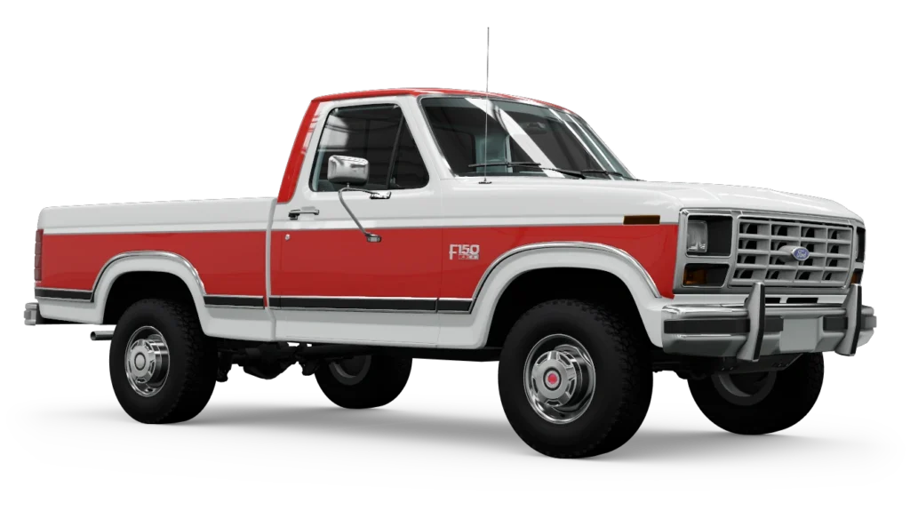 This is an image of a 1980's Ford F150