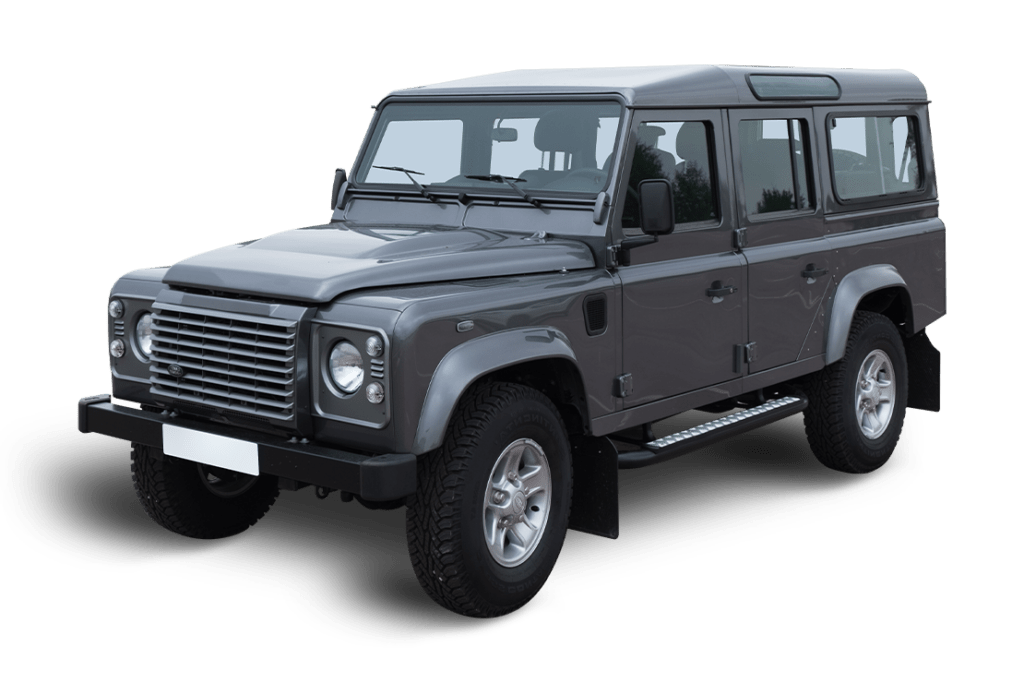 This is an image of a Land Rover Defender for an article on Land Rover VIN decoders