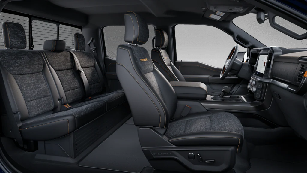 This is an image of the Ford F150 Tremor interior