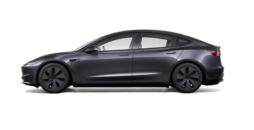 This is an image of the Tesla Model 3 Side