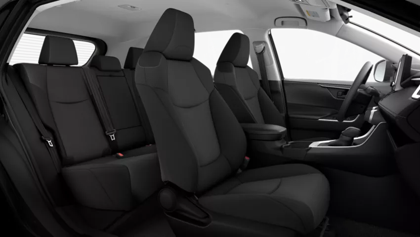 This is a picture of a Toyota RAV4 LE seats from 2025