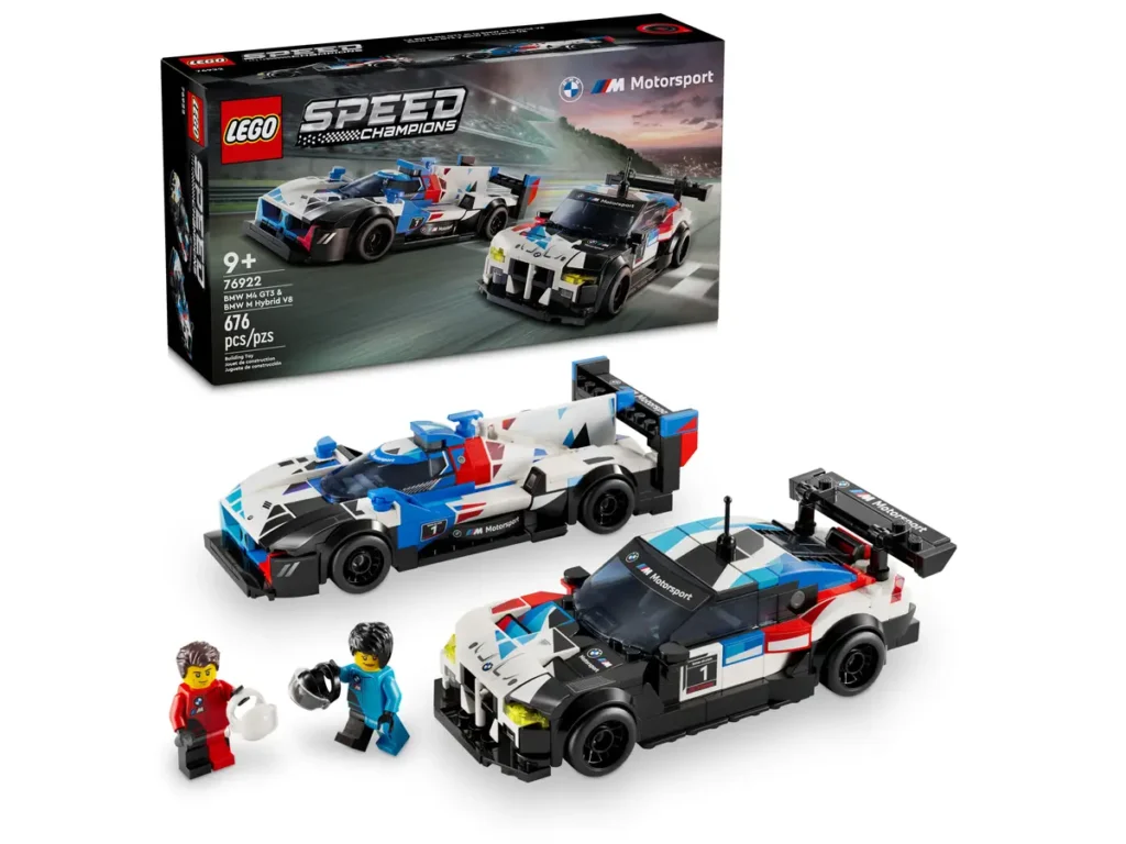 This is an image of the BMW Speed Champions Lego Set